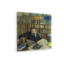 Tablou pe panza (canvas) - Edmond Duranty - Pastel by Edgar Degas - 1879 AEU4-KM-CANVAS-678