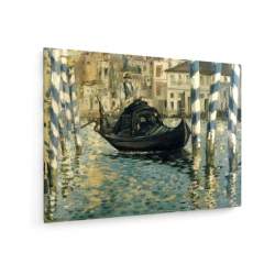 Tablou pe panza (canvas) - Edouard Manet - The Grand Canal in Venice - Painting 1874 AEU4-KM-CANVAS-871