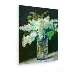 Tablou pe panza (canvas) - Edouard Manet - White Lilacs in a Crystal Vase - 1882 AEU4-KM-CANVAS-661