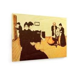 Tablou pe panza (canvas) - Edvard Munch - Death in the sick room AEU4-KM-CANVAS-1101