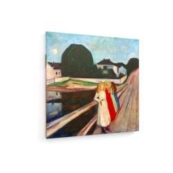 Tablou pe panza (canvas) - Edvard Munch - Four Girls on the Bridge 1905 AEU4-KM-CANVAS-1093