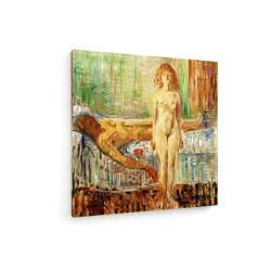 Tablou pe panza (canvas) - Edvard Munch - Marat's Death II (The Murderess) - Painting 1907 AEU4-KM-CANVAS-1088