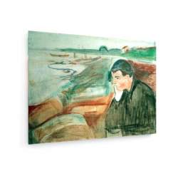 Tablou pe panza (canvas) - Edvard Munch - Melancholia (Evening) AEU4-KM-CANVAS-1102
