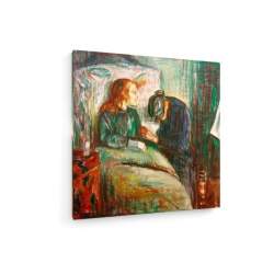 Tablou pe panza (canvas) - Edvard Munch - Sick Child - Painting - 1926/27 AEU4-KM-CANVAS-1105