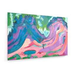 Tablou pe panza (canvas) - Ernst Ludwig Kirchner - Amselfluh AEU4-KM-CANVAS-1044