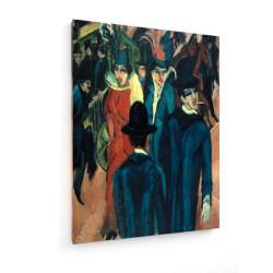 Tablou pe panza (canvas) - Ernst Ludwig Kirchner - Berlin Street Scene - 1913 AEU4-KM-CANVAS-584