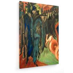 Tablou pe panza (canvas) - Ernst Ludwig Kirchner - Friedrichstrasse - Berlin AEU4-KM-CANVAS-1143