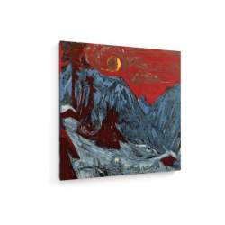 Tablou pe panza (canvas) - Ernst Ludwig Kirchner - Winter Moon Landscape AEU4-KM-CANVAS-624