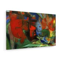 Tablou pe panza (canvas) - Franz Marc - Abstract Forms II - 1914 AEU4-KM-CANVAS-692