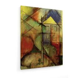 Tablou pe panza (canvas) - Franz Marc - Abstract composition - 1913-14 AEU4-KM-CANVAS-693