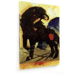 Tablou pe panza (canvas) - Franz Marc - Little Black Horse AEU4-KM-CANVAS-907