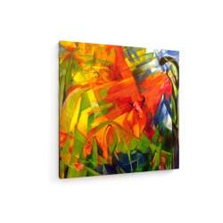 Tablou pe panza (canvas) - Franz Marc - Picture with cattle II AEU4-KM-CANVAS-856