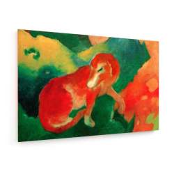 Tablou pe panza (canvas) - Franz Marc - Red dog AEU4-KM-CANVAS-1325