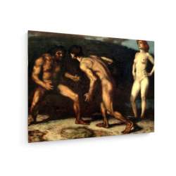 Tablou pe panza (canvas) - Franz Von Stuck - Fight Over Woman AEU4-KM-CANVAS-1128