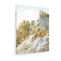 Tablou pe panza (canvas) - Friedrich - Elbsandsteingebirge - c. 1828 AEU4-KM-CANVAS-1009
