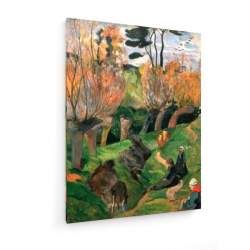 Tablou pe panza (canvas) - Gauguin - Les Saules AEU4-KM-CANVAS-1652