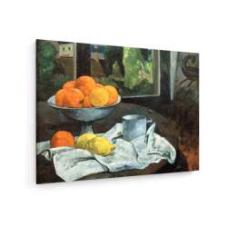 Tablou pe panza (canvas) - Gauguin - Oranges et citrons avec vue-1890 AEU4-KM-CANVAS-1648