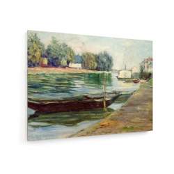 Tablou pe panza (canvas) - Gustave Caillebotte - Banks of the Seine - Painting 1891 AEU4-KM-CANVAS-1119