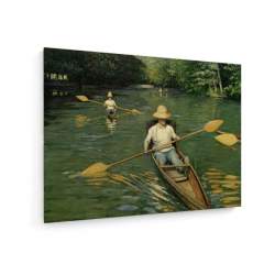 Tablou pe panza (canvas) - Gustave Caillebotte - Canoes on the Yerres River AEU4-KM-CANVAS-614
