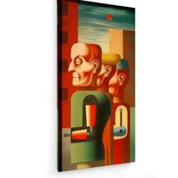 Tablou pe panza (canvas) - Heinrich Hoerle - Three Invalids (Machine Men) AEU4-KM-CANVAS-1259