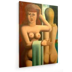 Tablou pe panza (canvas) - Heinrich Hoerle - Two Women AEU4-KM-CANVAS-1260