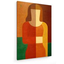 Tablou pe panza (canvas) - Heinrich Hoerle -Woman AEU4-KM-CANVAS-1261