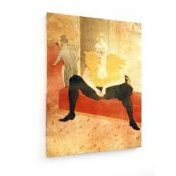 Tablou pe panza (canvas) - Henri de Toulouse-Lautrec - Clownesse Cha-U-Kao - Lithograph AEU4-KM-CANVAS-671