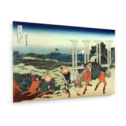 Tablou pe panza (canvas) - Hokusai - Senju in Musashi Province AEU4-KM-CANVAS-1212