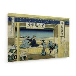 Tablou pe panza (canvas) - Hokusai - Yoshida at Tokaido AEU4-KM-CANVAS-861