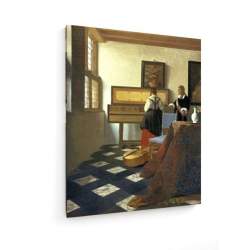 Tablou pe panza (canvas) - Jan Vermeer - The Music Lesson - ca. 1662/64 AEU4-KM-CANVAS-1225