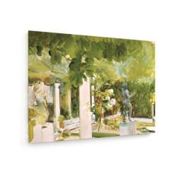 Tablou pe panza (canvas) - Joaquin Sorolla - House Garden Artist II AEU4-KM-CANVAS-1523