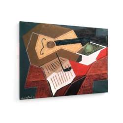 Tablou pe panza (canvas) - Juan Gris - Guitar and Fruit Bowl - 1926 AEU4-KM-CANVAS-866