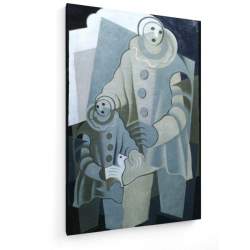 Tablou pe panza (canvas) - Juan Gris - The Two Pierrots AEU4-KM-CANVAS-669