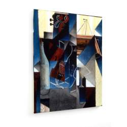 Tablou pe panza (canvas) - Juan Gris - Violin and engraving hanging AEU4-KM-CANVAS-1616
