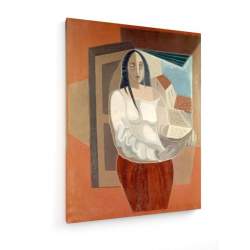 Tablou pe panza (canvas) - Juan Gris - Woman with Book - 1926 AEU4-KM-CANVAS-1273