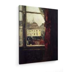 Tablou pe panza (canvas) - Karl Hagemeister - View from the window of houses in Paris AEU4-KM-CANVAS-954