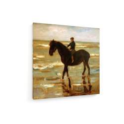 Tablou pe panza (canvas) - Liebermann - Boy Riding on Beach - 1903 AEU4-KM-CANVAS-1684