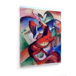 Tablou pe panza (canvas) - Marc - Horse and donkey - 1912 AEU4-KM-CANVAS-1073
