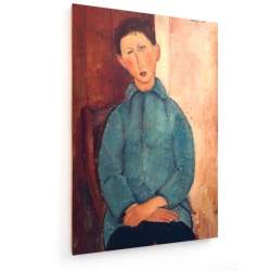 Tablou pe panza (canvas) - Modigliani - Boy in Blue Jacket - 1918 AEU4-KM-CANVAS-996