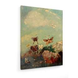 Tablou pe panza (canvas) - Odilon Redon - Papillons - Butterflies AEU4-KM-CANVAS-1117