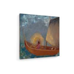 Tablou pe panza (canvas) - Odilon Redon - The Barque Mystique - c. 1897 AEU4-KM-CANVAS-1527