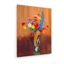 Tablou pe panza (canvas) - Odilon Redon - Wild flowers in a long vase - 1912 AEU4-KM-CANVAS-1118