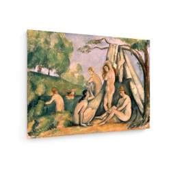 Tablou pe panza (canvas) - Paul Cezanne - Bathers in front of a tent AEU4-KM-CANVAS-575