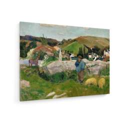 Tablou pe panza (canvas) - Paul Gauguin - Landscape in Brittany AEU4-KM-CANVAS-834