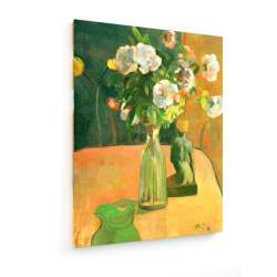 Tablou pe panza (canvas) - Paul Gauguin - Roses and Statuette - 1890 AEU4-KM-CANVAS-1649