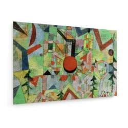 Tablou pe panza (canvas) - Paul Klee - Castle with Setting Sun AEU4-KM-CANVAS-722