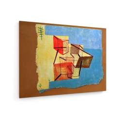 Tablou pe panza (canvas) - Paul Klee - Cultivated banks (Developed Shore) AEU4-KM-CANVAS-1383