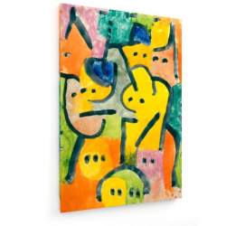 Tablou pe panza (canvas) - Paul Klee - Girls class outdoors AEU4-KM-CANVAS-1506