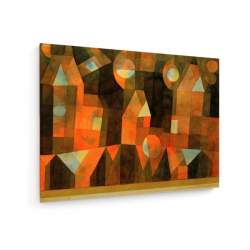 Tablou pe panza (canvas) - Paul Klee - Houses by the Bridge - 1922 AEU4-KM-CANVAS-1382