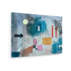 Tablou pe panza (canvas) - Paul Klee - Red Columns passing AEU4-KM-CANVAS-1180